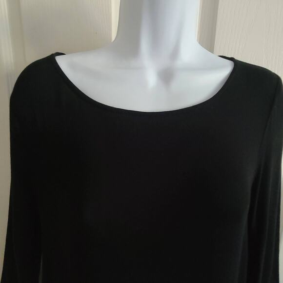 FREEBIRD‎ Open Back Tie Black Rayon Tunic Top BWJ-G5762 Women's Size XS/Small - Picture 4 of 10